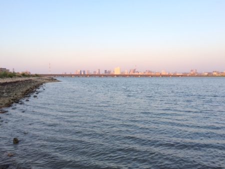 チニング！伝法大橋にて